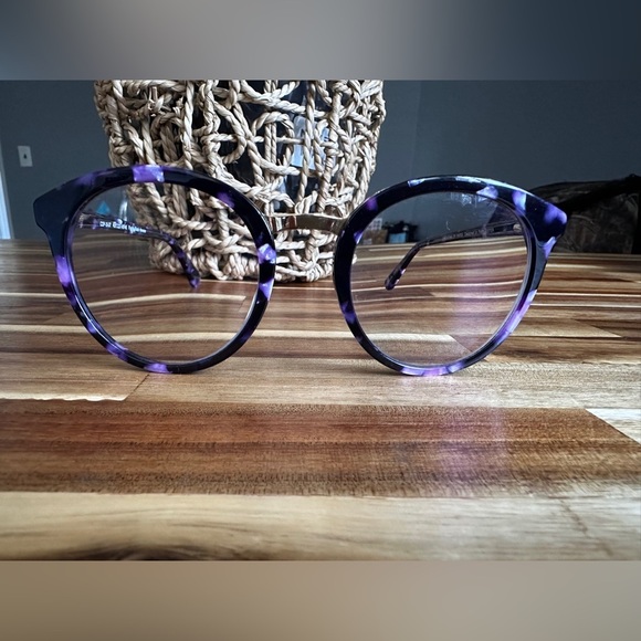 Christian Paris Stylish Purple and Black Habana Eyeglasses new condition. - Picture 5 of 13